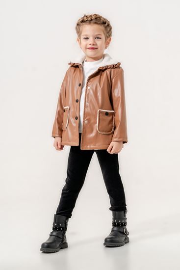 4-7 Yaş Nişantaşı Kız Çocuk 3'Lü Takım -Hardal-