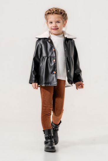 4-7 Yaş Rana Nişantaşı Kız Çocuk 3'Lü Takım -Siyah-