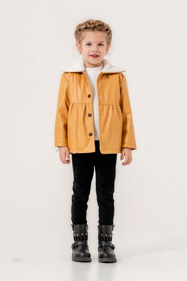 4-7 Yaş Rana Nişantaşı Kız Çocuk 3'Lü Takım -Hardal-