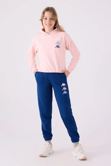 5-16 Yaş KAPPA Kız Çocuk Sweatshırt -Pembe-