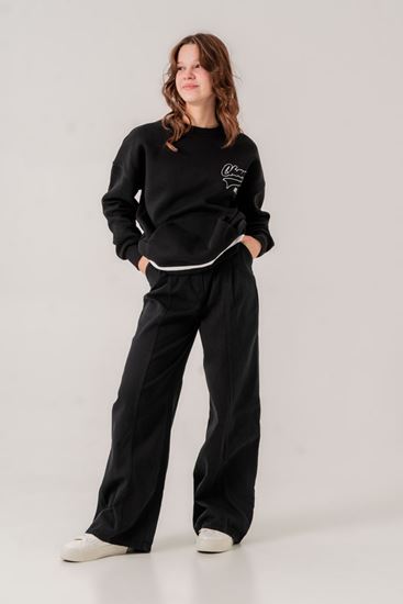 8-15 Yaş Champ Rana Kız Çocuk Takım -Siyah-