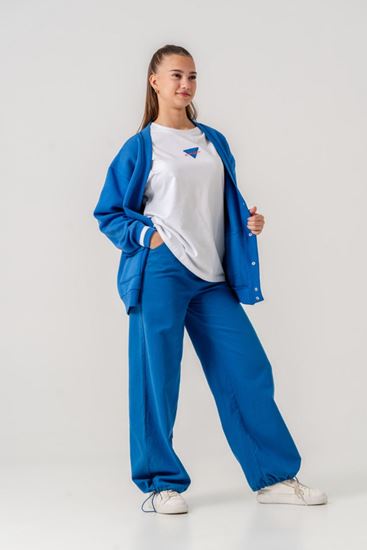 9-15 Yaş Panoroma Kız Çocuk 3'Lü Takım -Saks Mavisi-