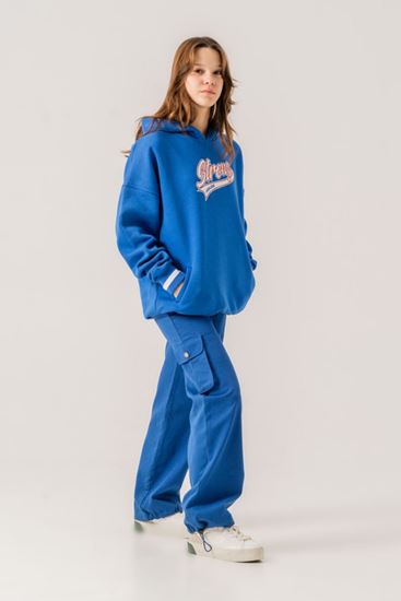 9-15 Yaş Unıque Strong Kız Çocuk Takım -Saks Mavi-