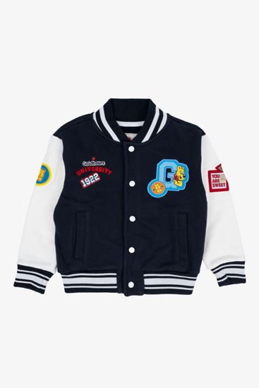 4-10 Yaş Lisanslı Haribo Unısex Çocuk Kolej Ceket -Lacivert-