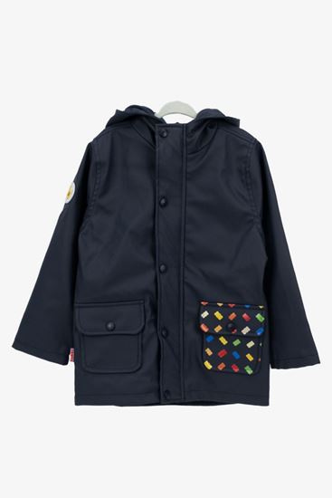 4-10 Yaş Lisanslı Haribo Unısex Rüzgar Ve Su Geçirmez Mont -Lacivert-