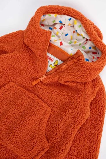 4-10 Yaş Lisanslı Haribo Unısex Çocuk Sweatshırt -Turuncu-
