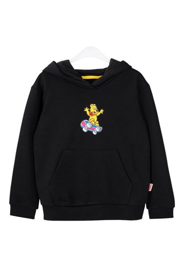 3-10 Yaş Lisanslı Haribo Unısex Çocuk Sweatshırt -Siyah-