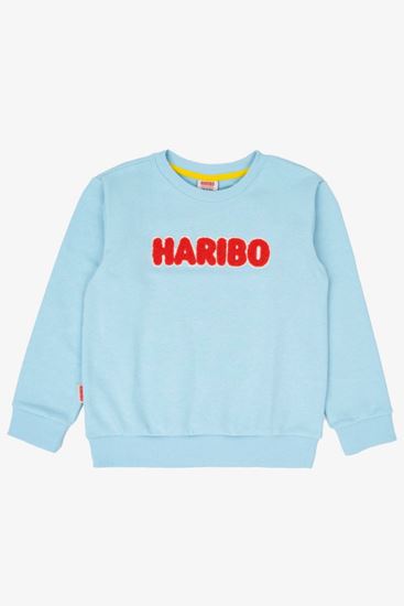 3-10 Yaş Lisanslı Haribo Unısex Çocuk Sweat -Mavi-