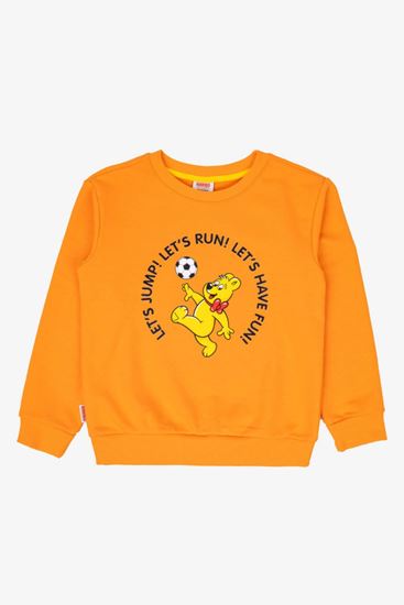 3-10 Yaş Lisanslı Haribo Unısex Çocuk Sweat -Turuncu-