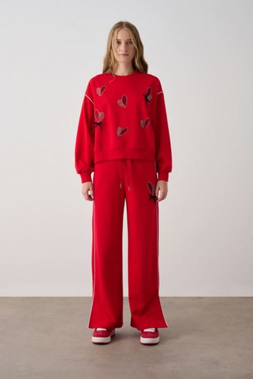 10-16 Yaş New Magic Premium Kız Çocuk Takım -Kırmızı