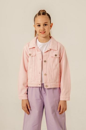 4-12 Yaş Lizbon Colors Kız Çocuk Ceket -Pembe-