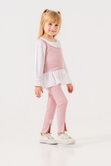 6-9 Yaş New Zarala Kız Çocuk Takım -Leylak-