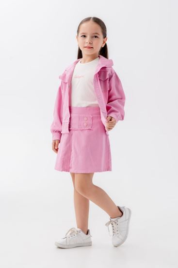 6-9 Yaş Cotto Mona Kız Çocuk 3'Lü Takım -Pembe-