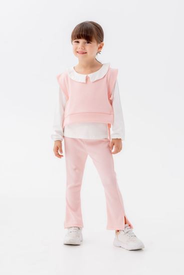 6-9 Yaş Zarala Suite Kız Çocuk 3'Lü Takım -Pembe-