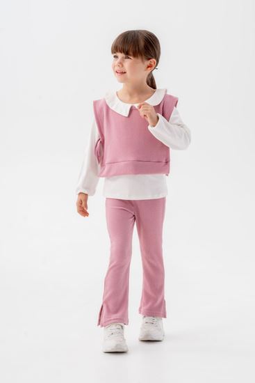 6-9 Yaş Zarala Suite Kız Çocuk 3'Lü Takım -Leylak-