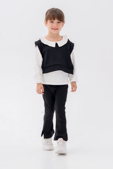 6-9 Yaş Zarala Suite Kız Çocuk 3'Lü Takım -Siyah-