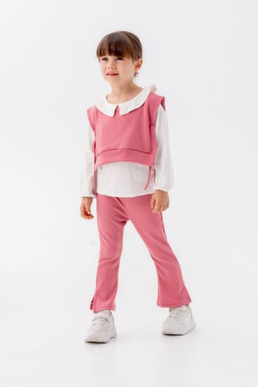 6-9 Yaş Zarala Suite Kız Çocuk 3'Lü Takım -Gül Kurusu-