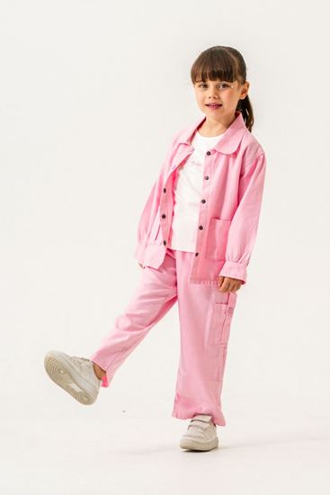 6-9 Yaş Miami Cotto Kız Çocuk 3'Lü Takım -Pembe-