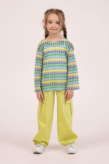 4-9 Yaş Massimo Kız Çocuk 3'Lü Takım-Fıstık yeşili