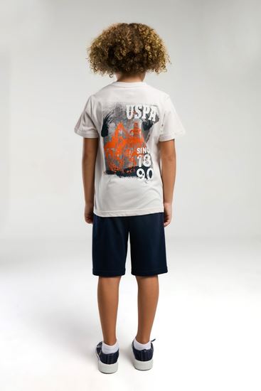 4-15 Yaş Lisanslı Us Polo ASSN Erkek Çocuk Takım-Taş