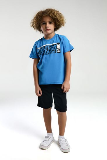 4-15 Yaş Lisanslı Us Polo ASSN Erkek Çocuk Takım-Mavi