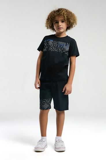 4-15 Yaş Lisanslı Us Polo ASSN Erkek Çocuk Takım-Lacivert