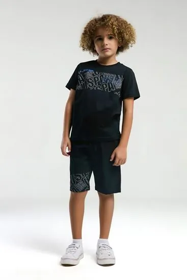 4-15 Yaş Lisanslı Us Polo ASSN Erkek Çocuk Takım-Lacivert