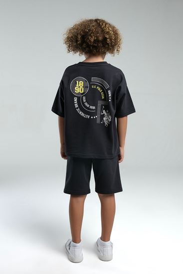 4-15 Yaş Lisanslı Us Polo ASSN Erkek Çocuk Takım-Antrasit