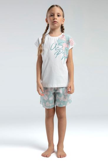 4-15 Yaş Lisanslı Us Polo ASSN Kız Çocuk Takım-Krem