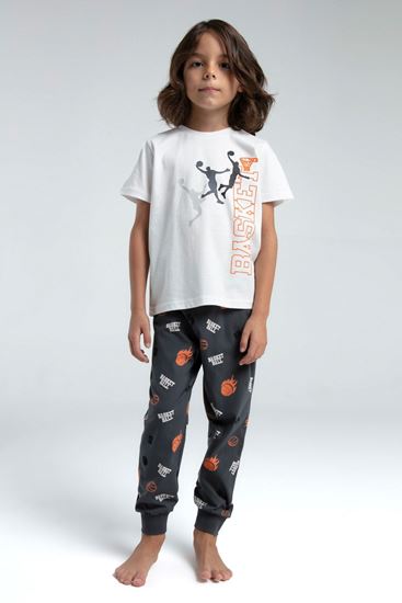 2-15 Yaş Basketball Jord Fr Erkek Çocuk Takım-Beyaz