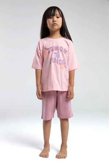 2-15 Yaş Lemon Juıce Kız Çocuk Takım-Somon