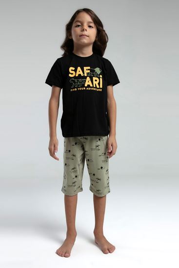 2-15 Yaş Safari Adven Erkek Çocuk Takım-Siyah
