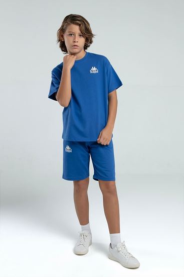 5-16 Yaş Lisanslı Kappa Erkek Çocuk Takım-Saks