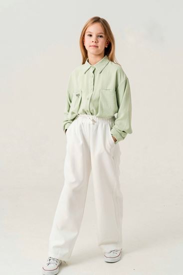 4-15 Yaş Nişantaşı Kız Çocuk Takım-Yeşil