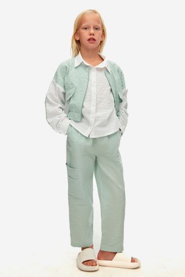 8-14 Yaş Orlando Designer Kız Çocuk Takım-Mint Yeşili