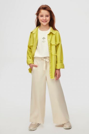 8-14 Yaş Miami Camellia Kız Çocuk 3'Lü Takım-Asit Yeşili