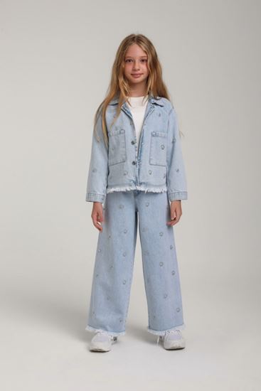 4-14 Yaş Glória Premium Kız Çocuk Takım-Mavi