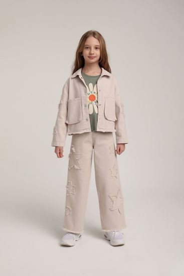 4-14 Yaş Magic Mussness Kız Çocuk 3'Lü  Takım-Krem