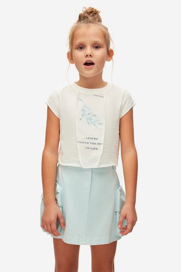 4-8 Yaş Whısper Lıtttle Kız Çocuk Takım-Ekru