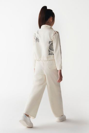 8-14 Yaş Maya Balance Kız Çocuk Takım-Krem