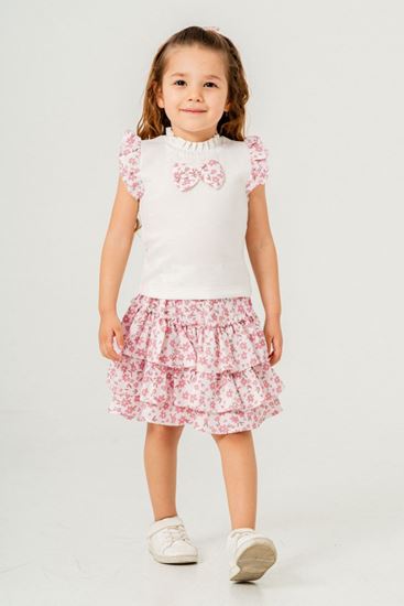 2-9 Yaş Menekşe Bloom Kız Çocuk Takım-Pembe