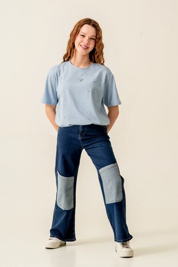 9-15 Yaş The Blue Magic Premium Kız Çocuk Takım-Mavi