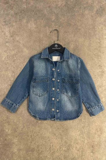 4-14 Yaş Premium Magic Kız Çocuk Ceket-Mavi