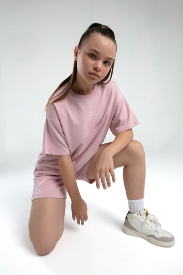 5-16 Yaş Lisanslı Kappa Kız Çocuk Takım-Pembe