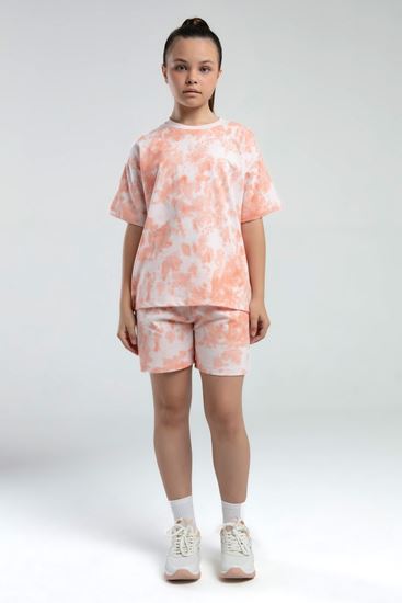 5-16 Yaş Lisanslı Kappa Kız Çocuk Takım-Pudra