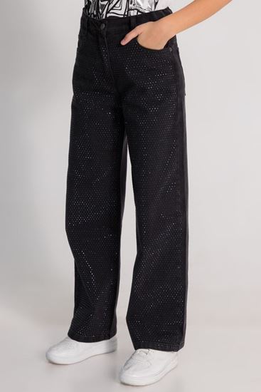 9-14 Yaş Premium Magic Kız Çocuk Pantolon-Siyah