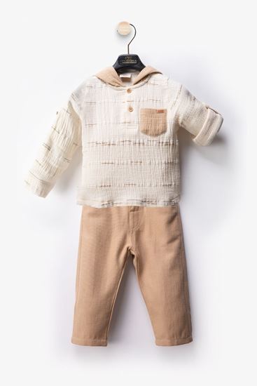 2-6 Yaş Cotto Prodo Erkek Çocuk Takım-Latte