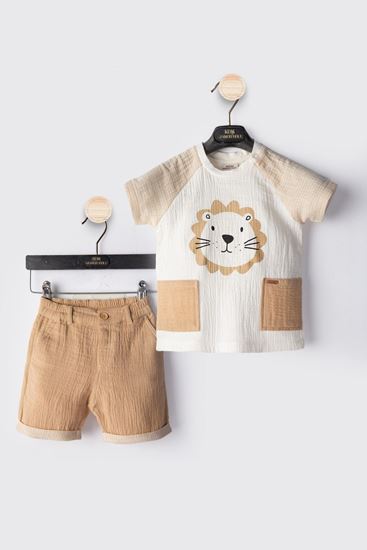 6-18 Aylık Leon Park Erkek Bebek Takım-Latte