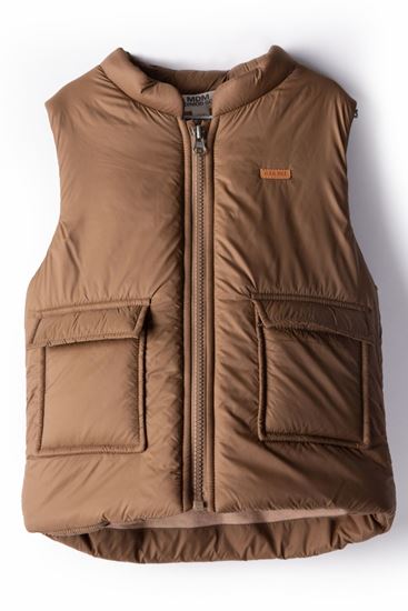 1-10 Yaş Goelo Modern Dolgulu Şişme Yelek-Mocca
