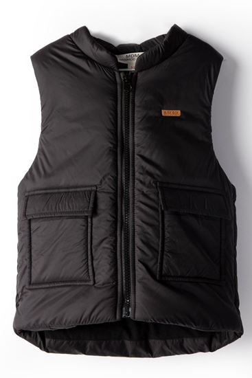 1-10 Yaş Goelo Modern Dolgulu Şişme Yelek-Siyah